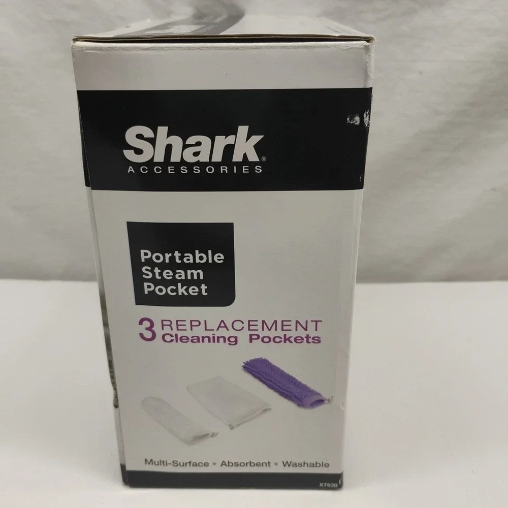 Shark Portable‎ Steam Replacement Cleaning Pockets XT630 3pc Set Cylinder/Wedge